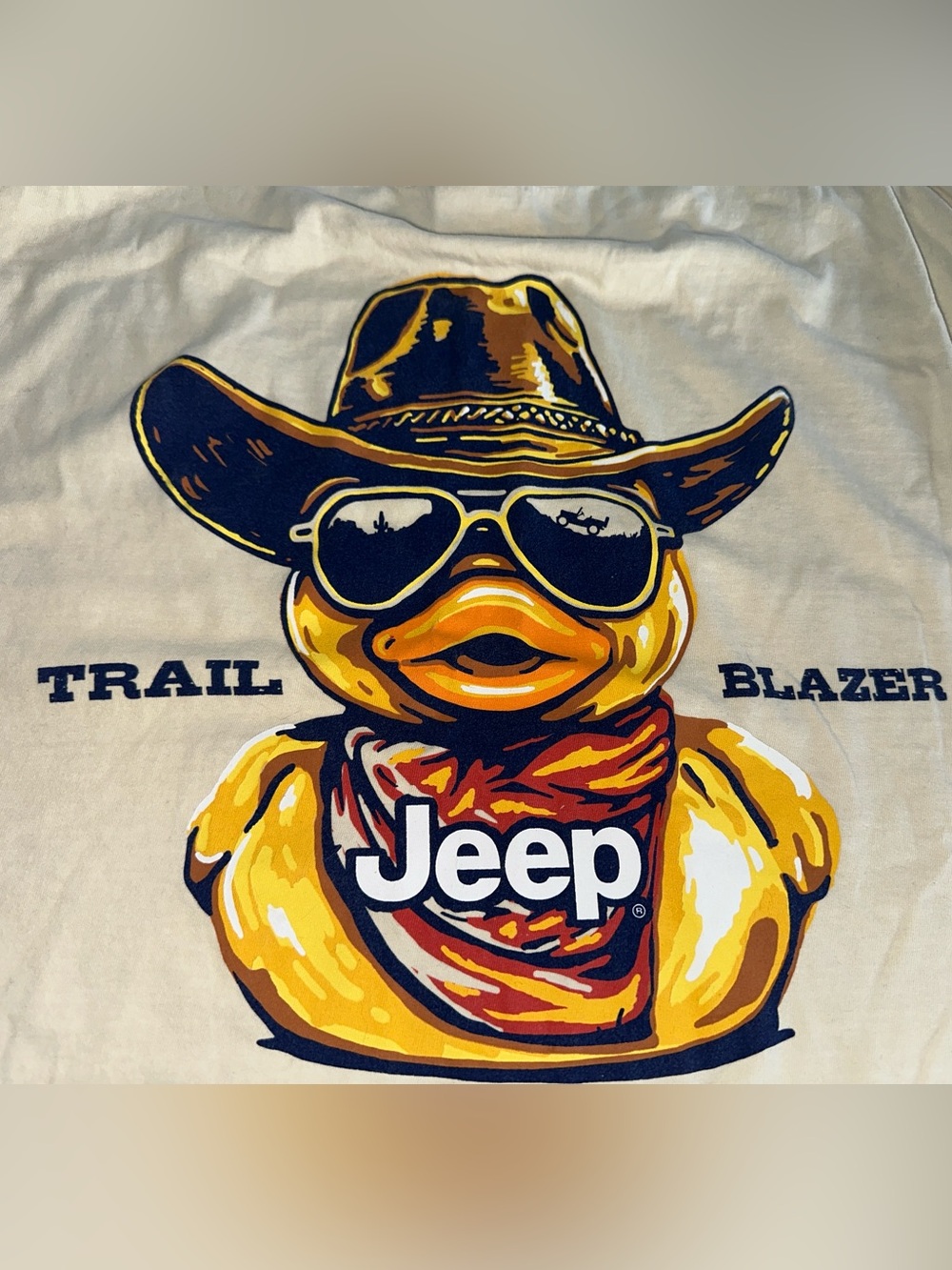 Jedco Jeep Trailblazer Cowboy Hat Duck Shirt - XL